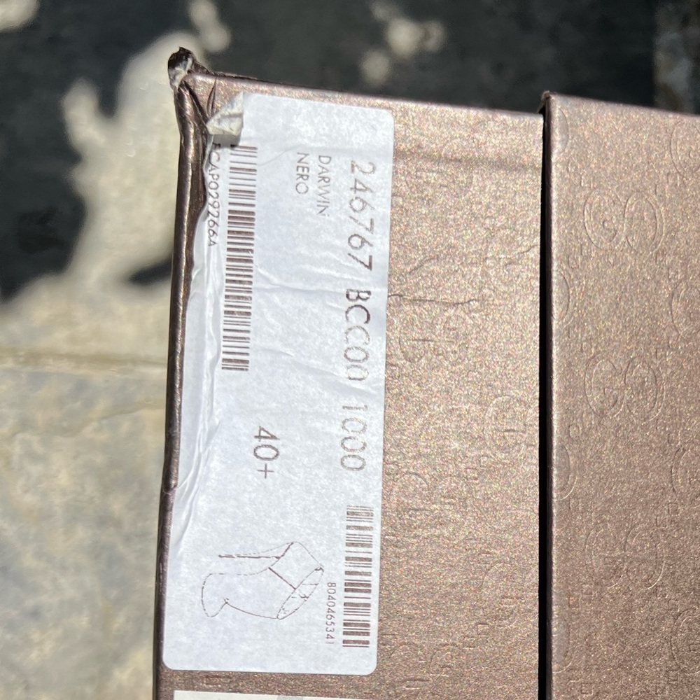 Gucci Darwin Nero Booties Size 40 - Picture 10 of 10
